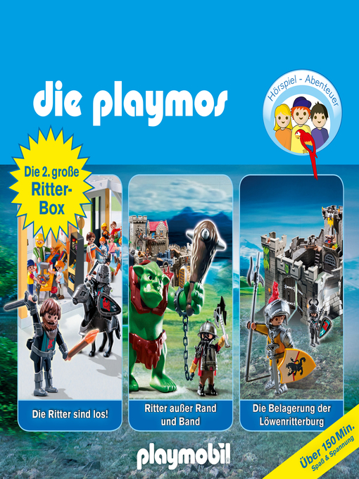 Titeldetails für Die Playmos--Das Original Playmobil Hörspiel, Die 2. große Ritter-Box, Folgen 24, 45, 55 nach Simon X. Rost - Verfügbar